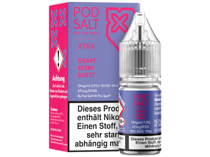 Pod Salt X - Nikotinsalz Liquid - Grape Berry Burst