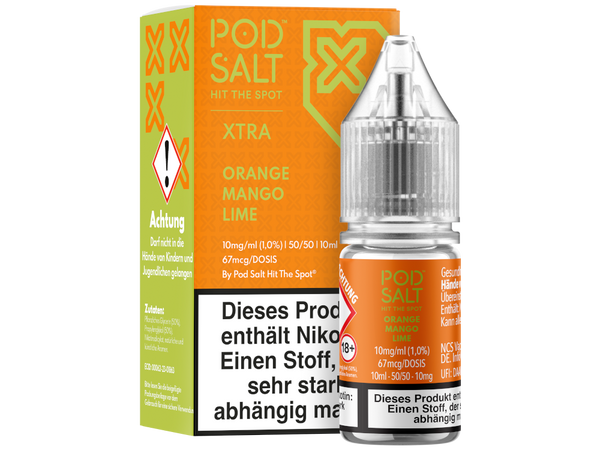 Pod Salt X - Nikotinsalz Liquid - Orange Mango Lime