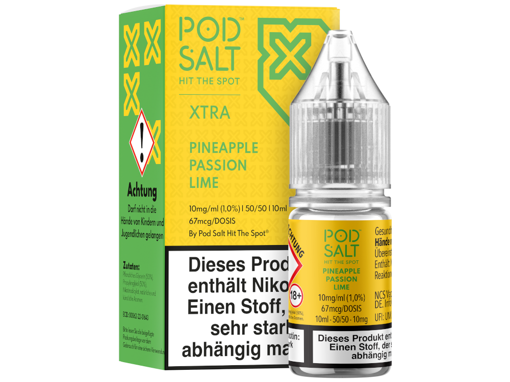 Pod Salt X - Nikotinsalz Liquid - Pineapple Passion Lime