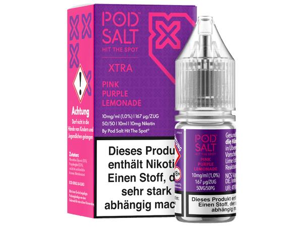 Pod Salt X - Nikotinsalz Liquid - Pink Purple Lemonade