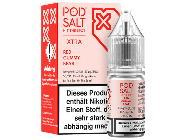 Pod Salt X - Nikotinsalz Liquid - Red Gummy Bear