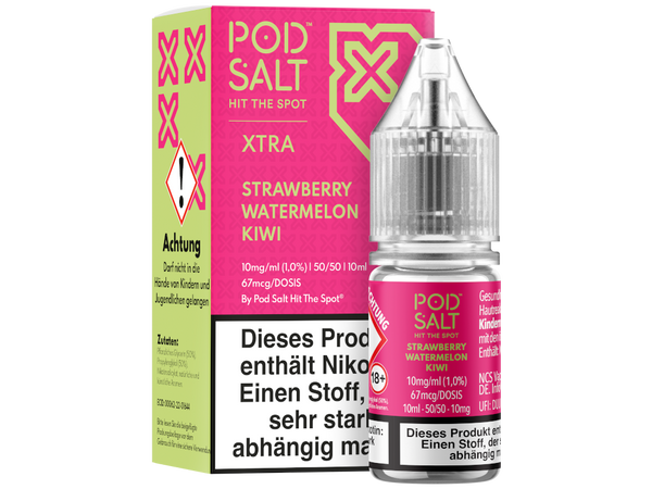 Pod Salt X - Nikotinsalz Liquid - Strawberry Watermelon Kiwi