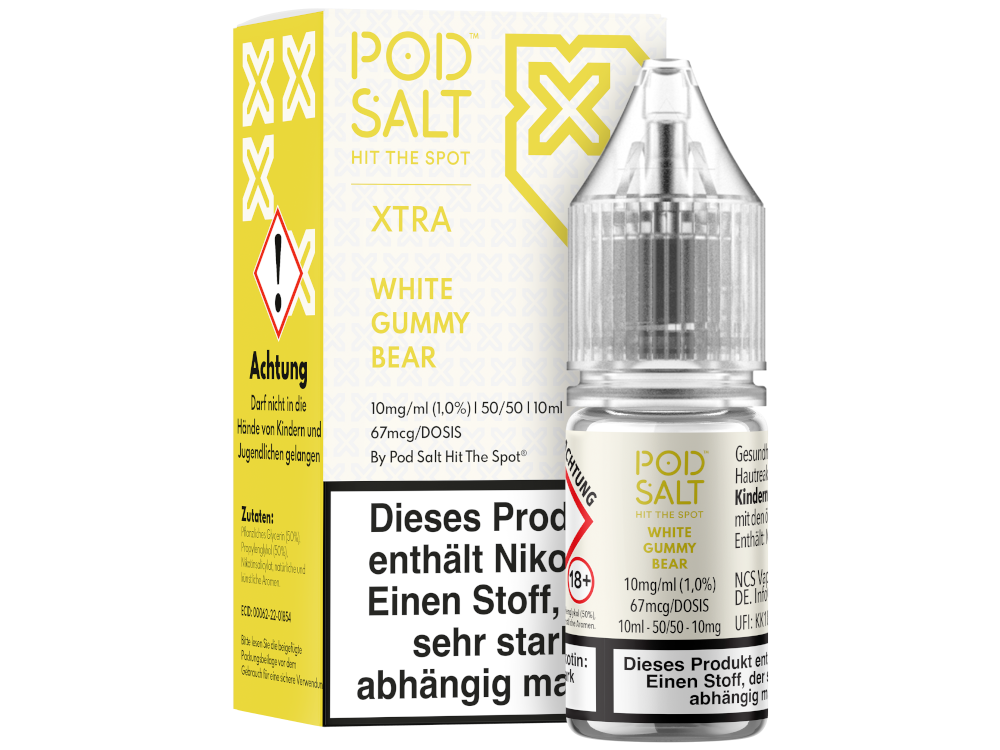 Pod Salt X - Nikotinsalz Liquid - White Gummy Bear
