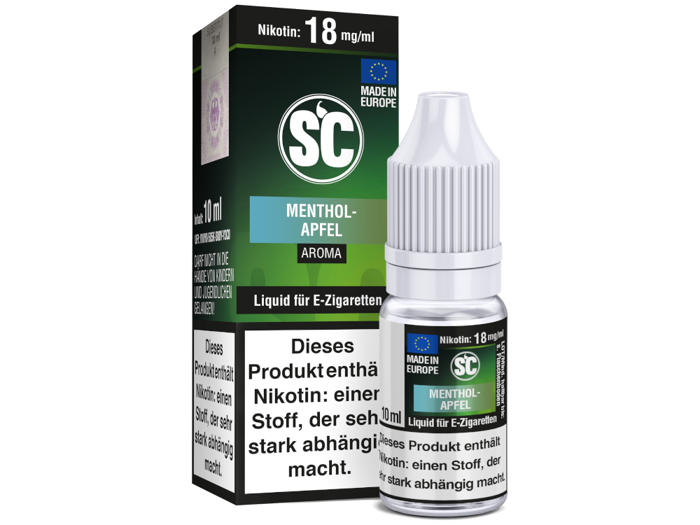 Menthol-Apfel E-Zigaretten Liquid