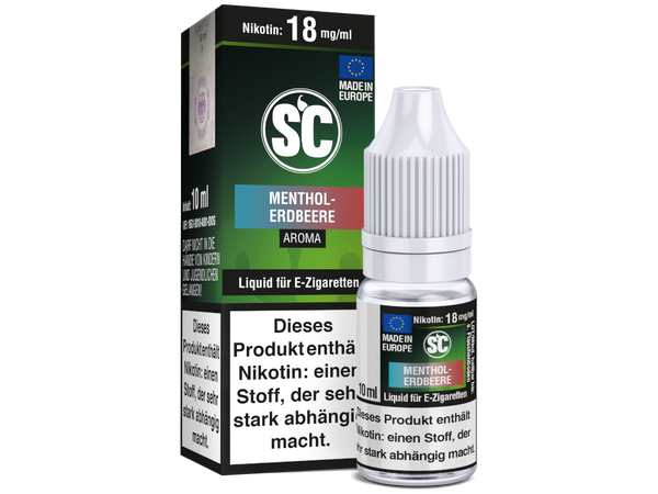 Menthol-Erdbeere E-Zigaretten Liquid