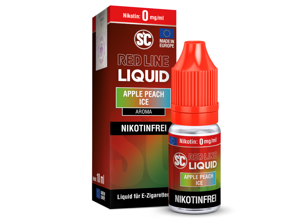 SC - Red Line - Apple Peach Ice - Nikotinsalz