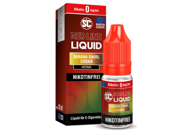 SC - Red Line - Banana Swirl Cookie - Nikotinsalz Liquid