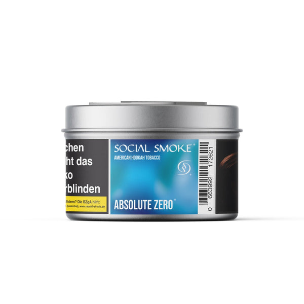 Social Smoke - Absolute Zero 200g Shisha Tabak