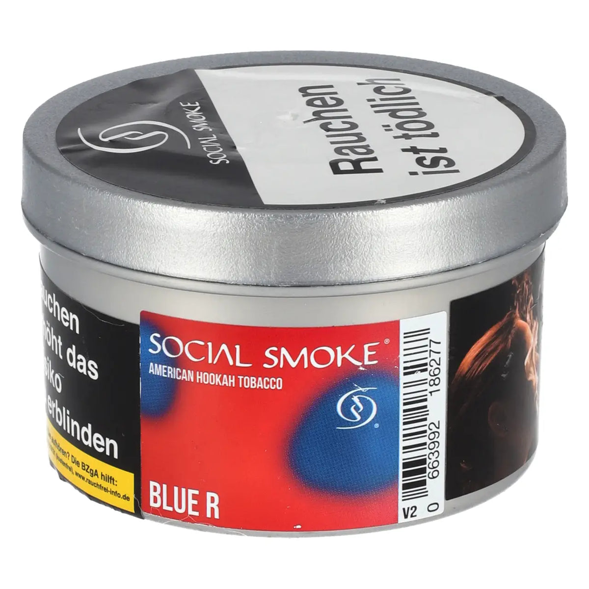 Social Smoke Blue R 200g Shisha Tabak Dose