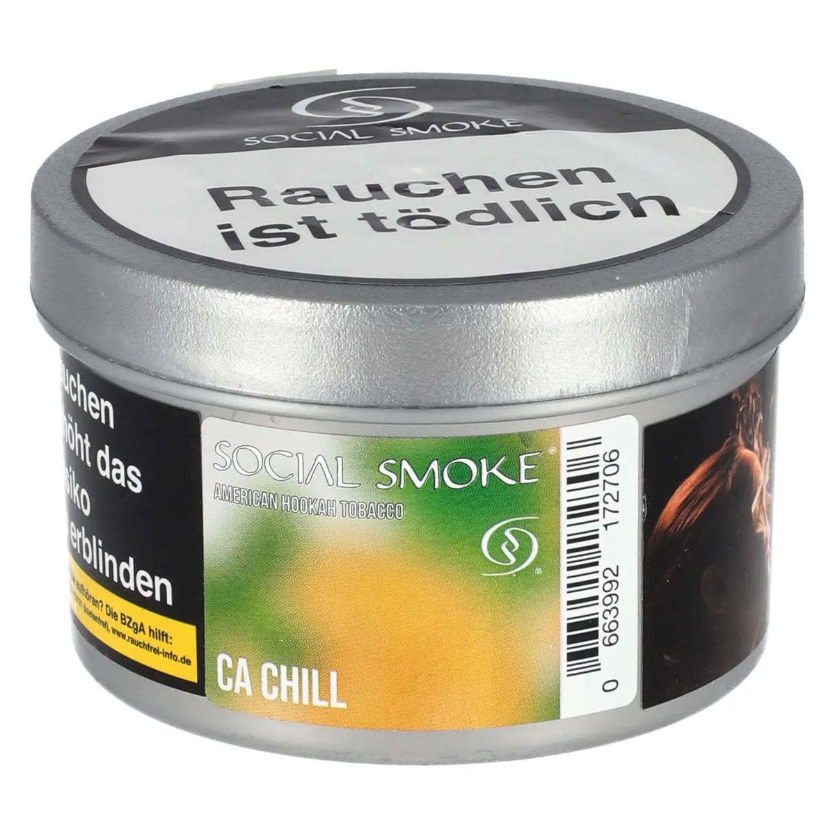 Social Smoke CA Chill 200g Shisha Tabak Dose