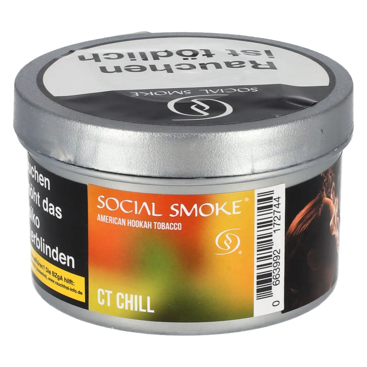 Social Smoke CT Chill 200g Shisha Tabak Dose