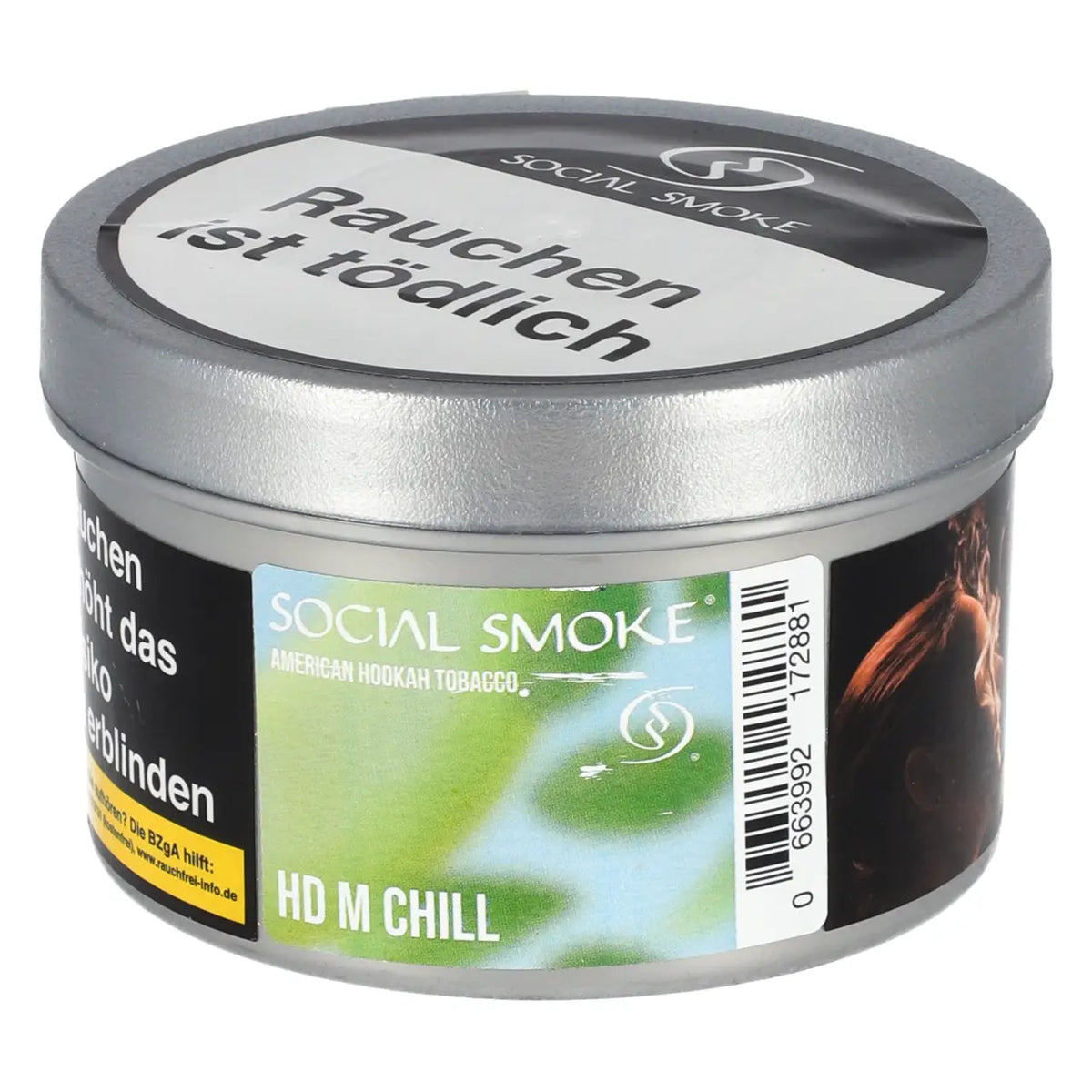 Social Smoke HD M Chill 200g Shisha Tabak Dose