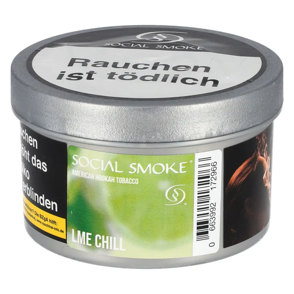 Social Smoke LME Chill 200g Shisha Tabak Dose