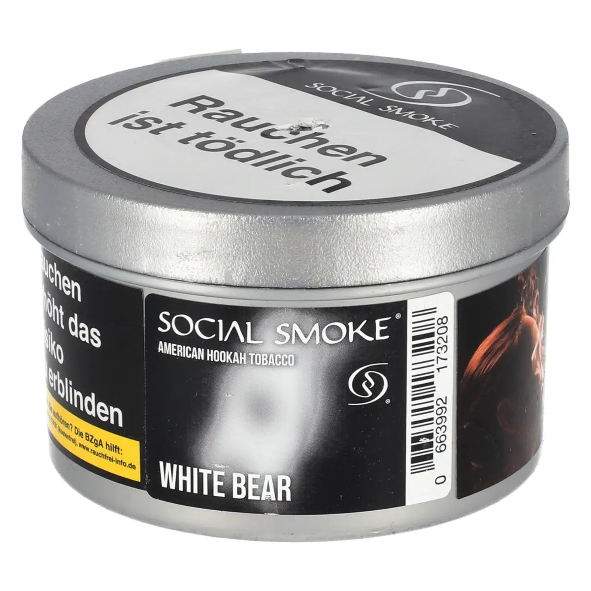 Social Smoke White Bear 200g Shisha Tabak Dose