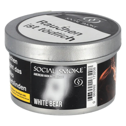Social Smoke White Bear 200g Shisha Tabak Dose