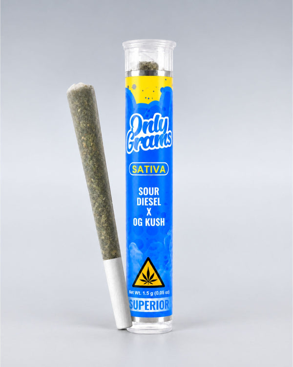 OnlyGrams Superior Pre-Roll Sour Diesel x OG Kush 1,5g