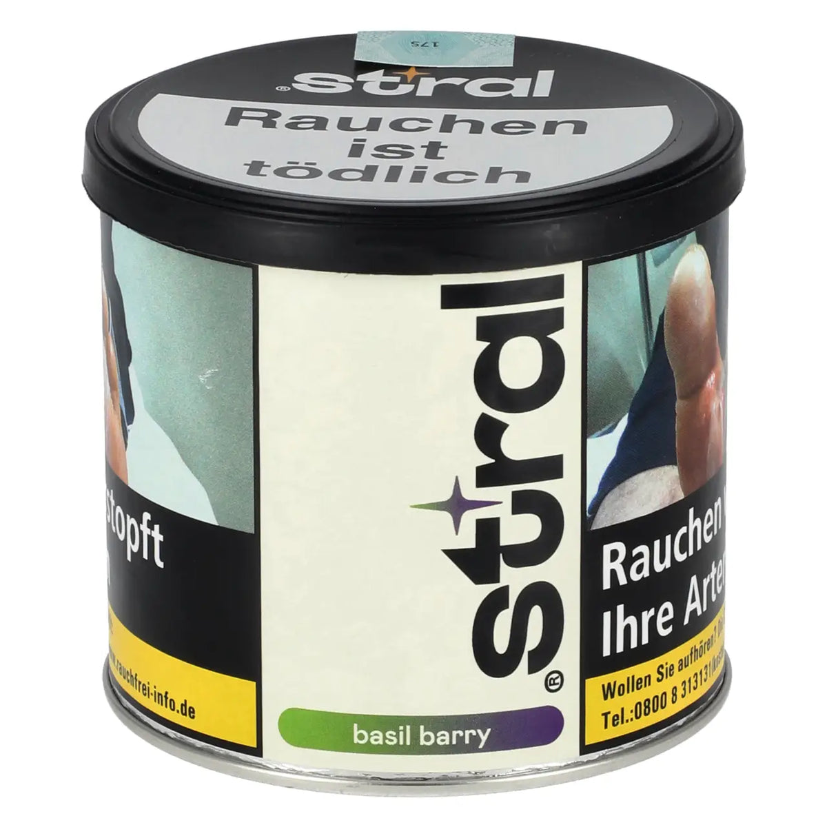 Stral Basil Barry 200g Shisha Tabak Dose