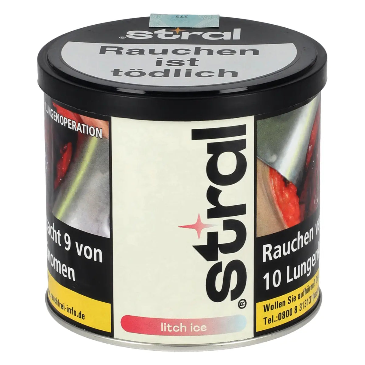 Stral Litch Ice 200g Shisha Tabak Dose