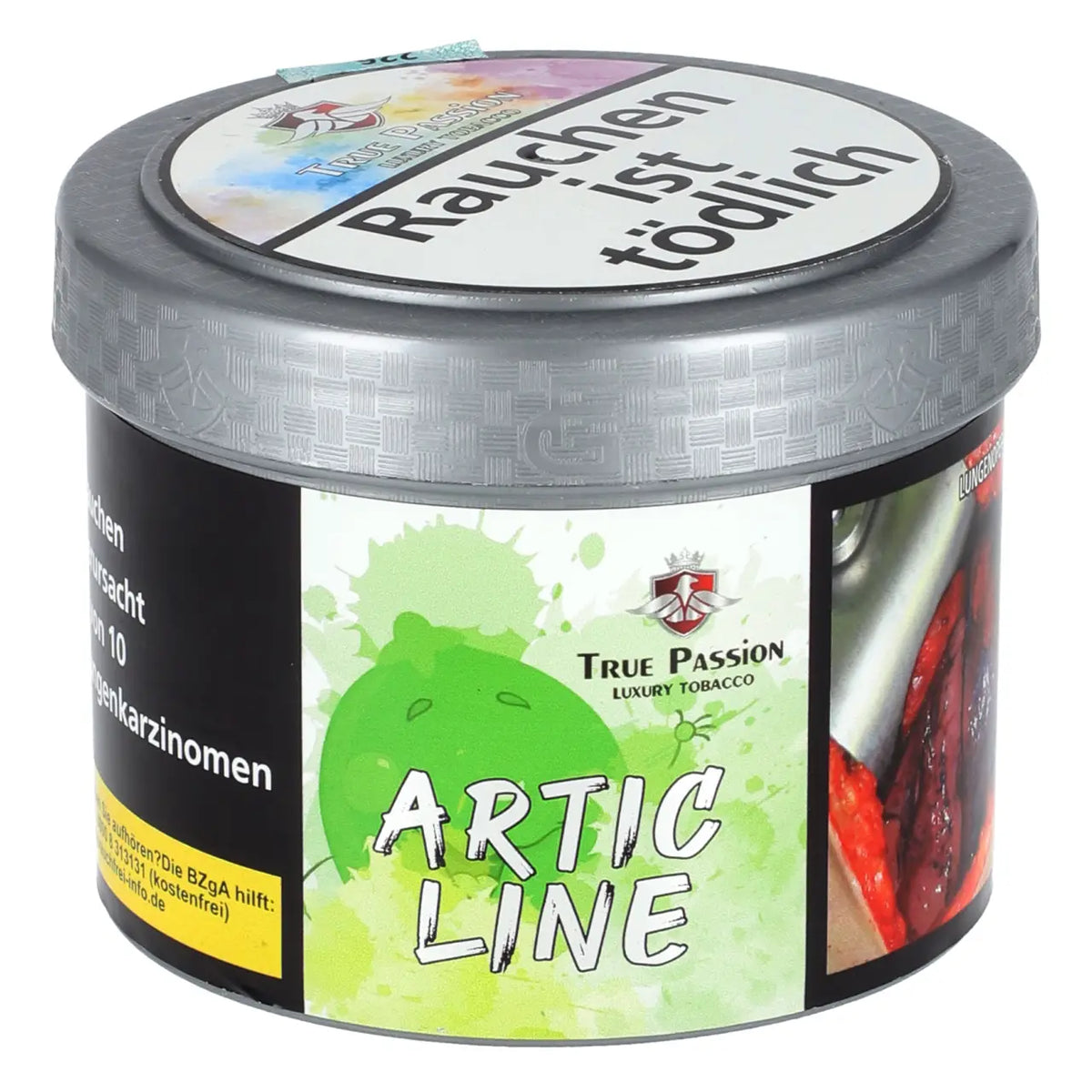 True Passion Arctic Line 200g Shisha Tabak Dose