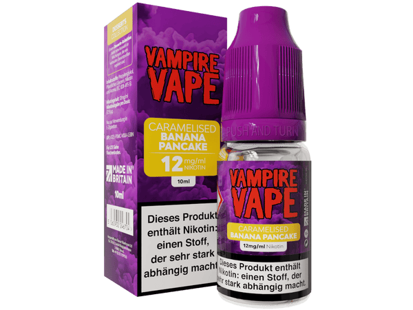 Vampire Vape - Dessert Collection - E-Zigaretten Liquid - Caramelised Banana Pancake
