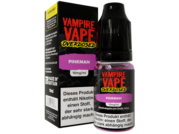 Vampire Vape - Overdosed - Nikotinsalz Liquid - Pinkman