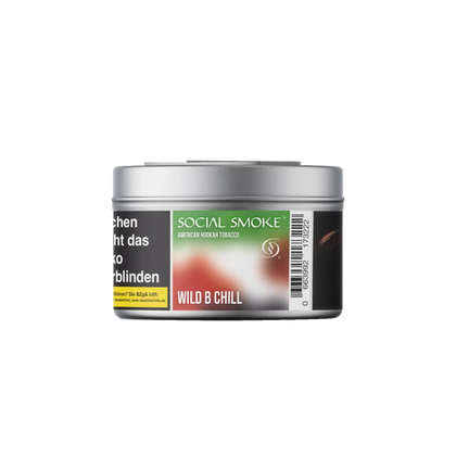 Social Smoke Wild B Chill 200g Shisha Tabak Dose